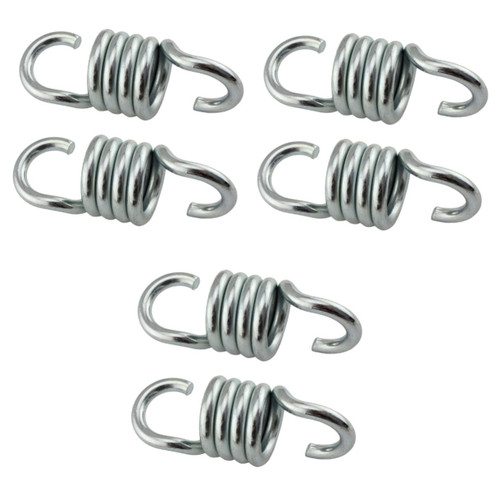 6 Pcs Swing Hanger Macrame Swing Chair Spring Hook Punch Bag Springs Hammock Chair Heavy Bag Spring Porch Swing Hanging Kit Heavy Duty Swing Springs Hanging Basket Outdoor