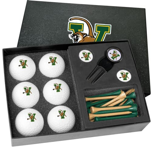 Golfballs.com Classic Vermont Catamounts Half-Dozen Gift Set with Divot Tool - Blank Balls