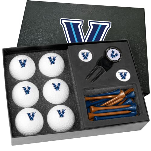 Golfballs.com Classic Villanova Wildcats Half-Dozen Gift Set with Divot Tool - Blank Balls