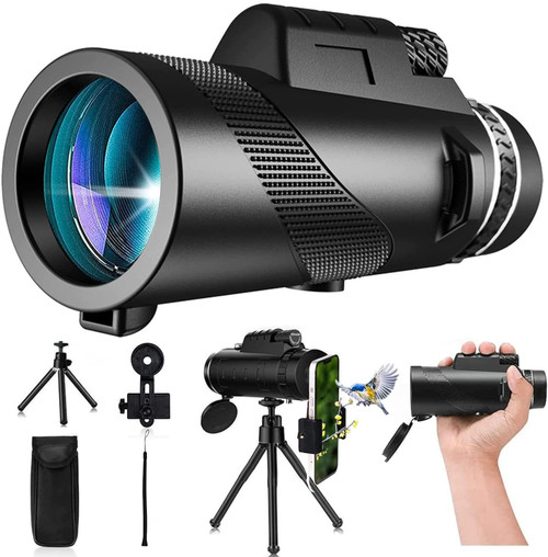 80x100 Monocular-Telescope Low Night Vision Monoculars High Definition for Adults High Powered with Smartphone Adapter Monocular Telescope Hunting Wildlife Bird Watching Travel Camping Hiking 80x100 Monocular-Telescope Low Night Vision Monoculars High Definition for Adults High Powered with Smartphone Adapter Monocular Telescope Hunting Wildlife Bird Watching Travel Camping Hiking