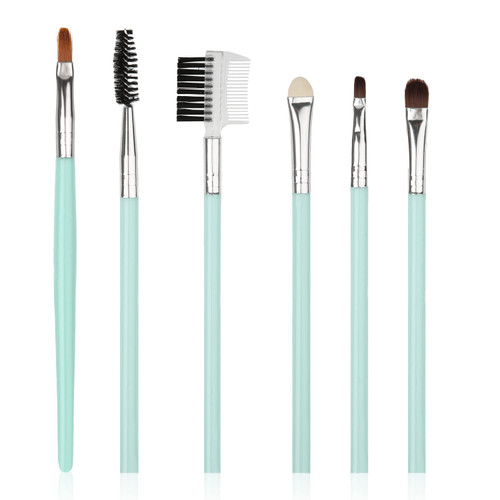 5pcs Eye Brush Set, Including Flat Eye Shadow Brush Fine Eyeliner Brush Sponge Eye Brush Eyebrow Brush for Eyebrows Eyeliner Eye Makeup Cosmetics