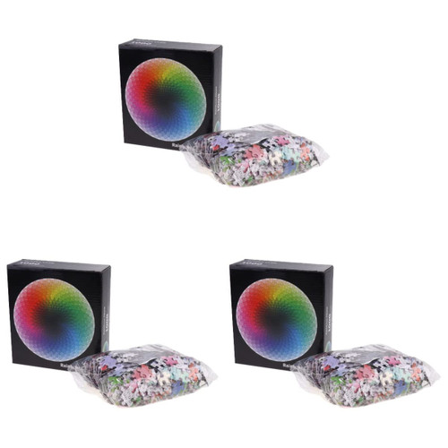 ORFOFE 3 Sets 1000pcs Jigsaw Puzzles for Kids Space Jigsaw Puzzle 1000 3D Jigsaw Puzzle Puzzles for Adults Space for Kids Educational Puzzle Large Puzzles for Wood Child aldult Gift