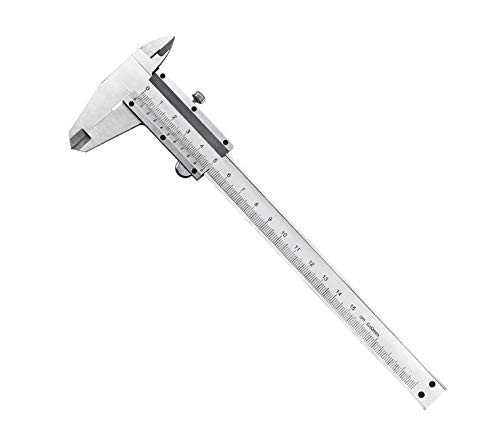 Lheng 6 Inch/150mm Stainless Steel Vernier Caliper Micrometer Durable Stainless Steel Measuring Tool Caliper for Precision Measurements