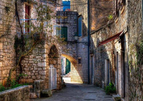 Cjdeng Jigsaw Puzzle 1000 Pieces for Adults, Landscape Pattern Adult Children Puzzle Puzzle Educational Toy?Italy Street