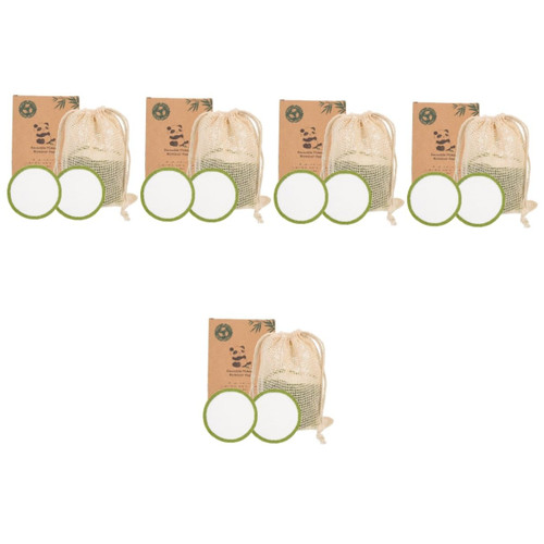 80 Pcs Makeup Remover Face Wash Powder Puff Makeup Remover Wipes Makeup Remover Pads Facial Wipes Pad Cosmetics Puff Face Washing Puffs Portable Makeup Puff Bamboo Fiber