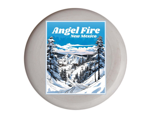 Angel Fire New Mexico Design A Souvenir Frisbee Flying Disc 4-Pack