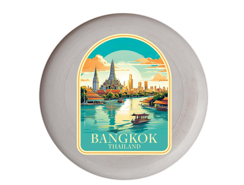 Bangkok Thailand A Souvenir Frisbee Flying Disc 4-Pack