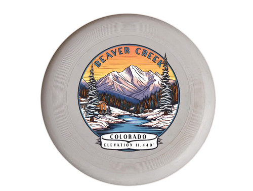 Beaver Creek Colorado Design A Souvenir Frisbee Flying Disc 4-Pack