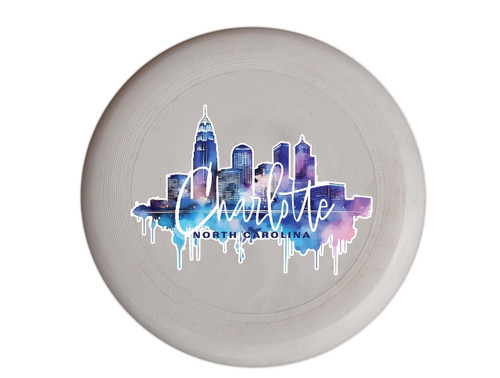 Charlotte North Carolina Design B Souvenir Frisbee Flying Disc 4-Pack