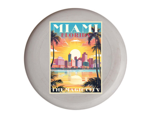 Miami Florida A Souvenir Frisbee Flying Disc 4-Pack