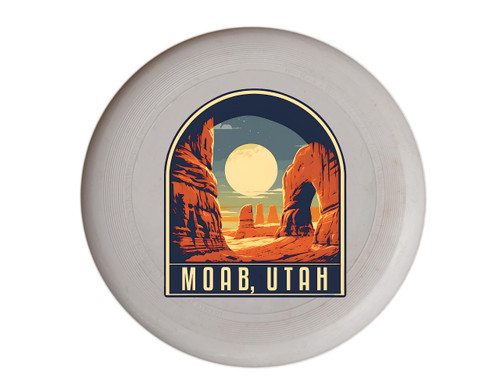 Moab Utah Design B Souvenir Frisbee Flying Disc 4-Pack