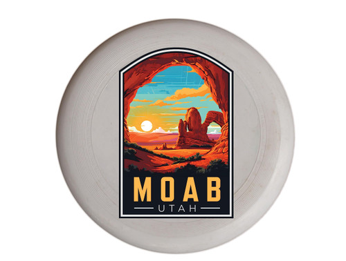 Moab Utah Design C Souvenir Frisbee Flying Disc 4-Pack