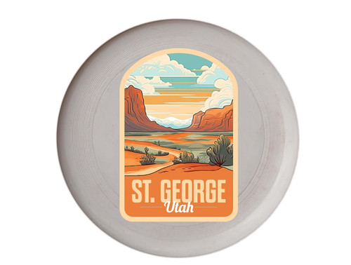 St. George Utah Design A Souvenir Frisbee Flying Disc 4-Pack