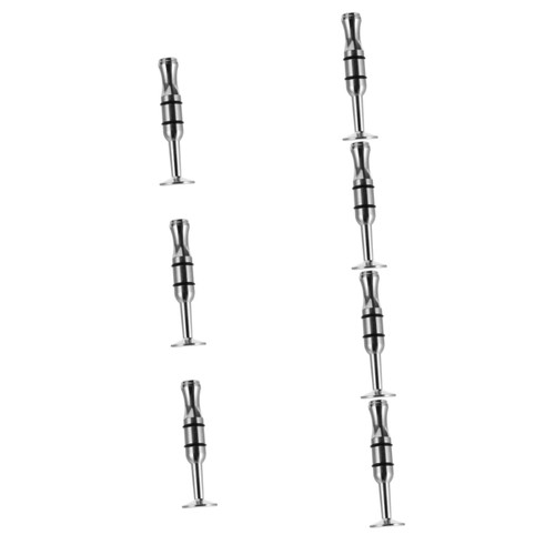 Totority 7 Pcs Mouth Strength Exerciser Straight Mute Trumpet Clarinet Mouth Strength Practicing Gadget T Tool Trumpet End Strength Exerciser Trumpet Cup Mute Brass Horns Musical Instrument