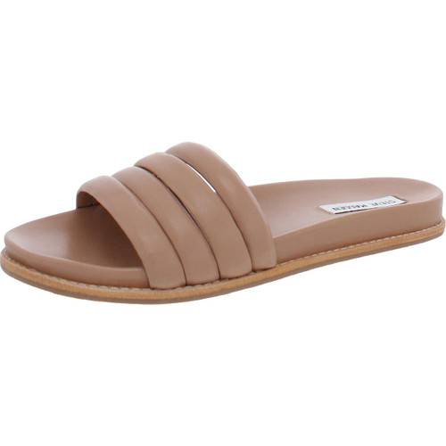 Steve Madden Women's Drips Slide Sandal, Nude, 9.5
