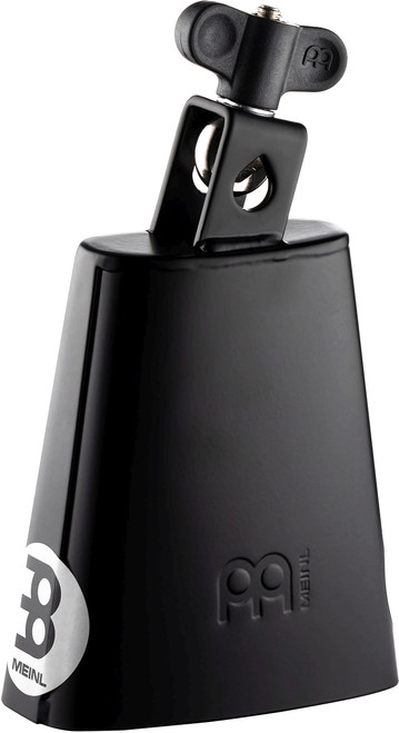 Meinl Percussion SL475-BK Black Powder Coated Steel Cowbell, 4 3/4-Inch