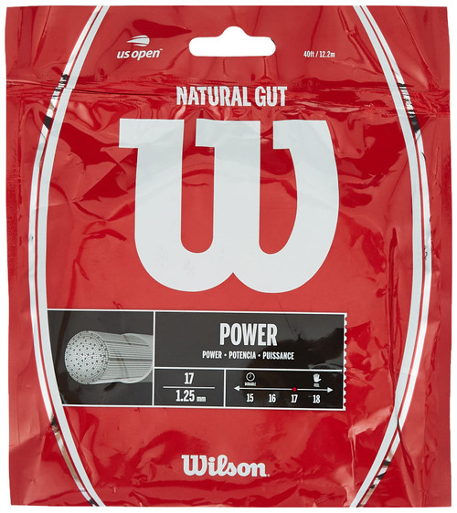 Wilson Natural Gut Power 16G/ 1.30 Tennis String Set