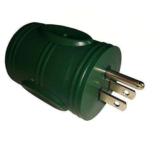 Parkworld 691753 Adapter General 3-Prong 15 AMP 5-15P Male to Generator 3-Prong 30 AMP Locking L5-30R Female