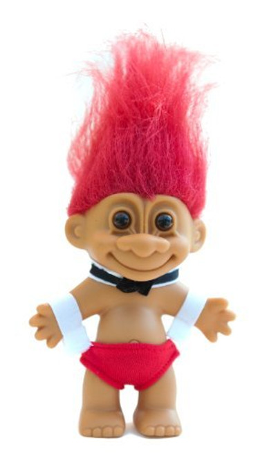 My Lucky Male Stripper Troll Doll - Red Hair by Russ Berrie My Lucky Male Stripper Troll Doll - Red Hair by Russ Berrie