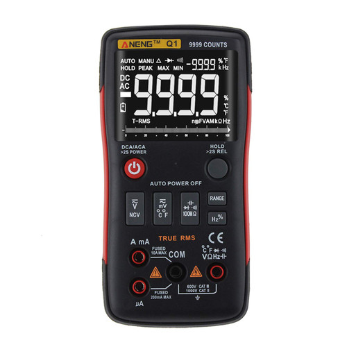 Multimeter,ERYUE 9999 Counts True RMS Multifunctional Digital Multimeter Voltmeter Ammeter Handheld Mini Universal Meter High Accuracy Measure AC/DC Voltage AC/DC Current Resistance Capacitance Freque