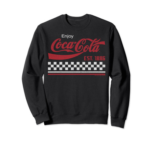 Coca-Cola Established 1886 Checkerboard Logo Sweatshirt