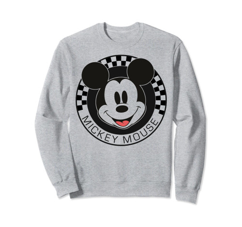 Disney Mickey And Friends Mickey Mouse Checkerboard Circle Sweatshirt Disney Mickey And Friends Mickey Mouse Checkerboard Circle Sweatshirt