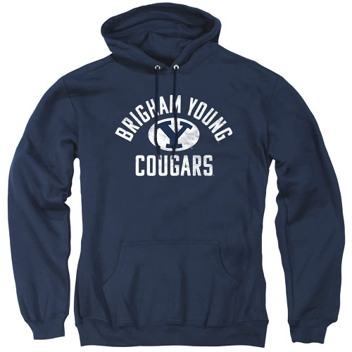 Brigham Young University BYU Official Byu Cougars Logo Unisex Adult Pull-Over Hoodie,Navy, Large Brigham Young University BYU Official Byu Cougars Logo Unisex Adult Pull-Over Hoodie,Navy, Large