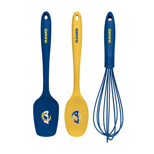 The Sports Vault NFL Los Angeles Rams 3-Piece Kitchen Utensil Set