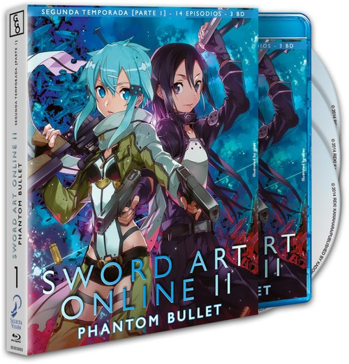 Sword Art Online II (Sword Art Online II - BLU RAY - TEMPORADA 2 Parte 1, Spain Import, See Details for Languages) Sword Art Online II (Sword Art Online II - BLU RAY - TEMPORADA 2 Parte 1, Spain Import, See Details for Languages)