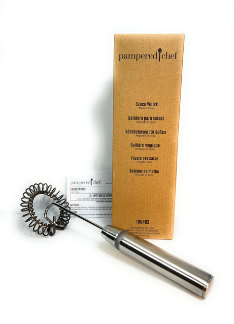 The Pampered Chef Sauce Whisk with Durable Silicone Coils #100483