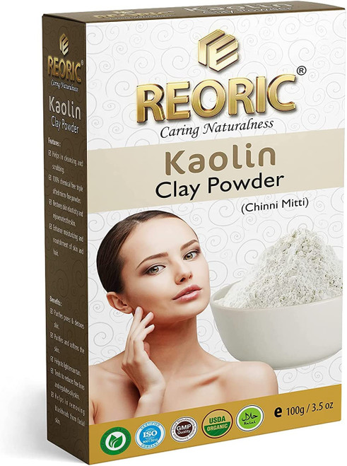 JOKE Kaolin Clay | Kaolin Clay Powder for Skin whitening |Clay Powder for face |Kaolin Powder for Skin |chini mitti Powder(100g, Pack of 1).