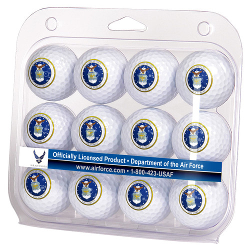 LinksWalker US Air Force 1 Dozen Golf Ball Pack ProVictory Opt
