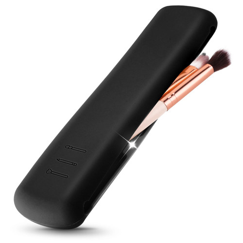 WLLHYF Makeup Brush Holder Travel Magnetic Closure Silicone Makeup Brush Case Portable Cosmetic Brushes Holders Face Brushes Organizer for Traveling (black) WLLHYF Makeup Brush Holder Travel Magnetic Closure Silicone Makeup Brush Case Portable Cosmetic Brushes Holders Face Brushes Organizer for Traveling (black)