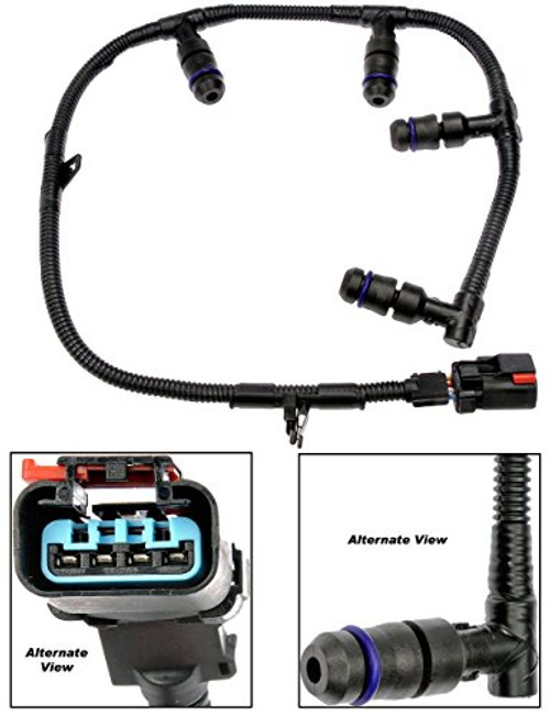 APDTY 015350 Glow Plug Wire Pigtail Connector Wiring Harness Fits Left Bank 2005-2007 Ford Trucks Excursion F250 F350 F450 F550 w/ 6.0L Diesel (Replaces 5C3Z-12A690-A, 1845915C92) APDTY 015350 Glow Plug Wire Pigtail Connector Wiring Harness Fits Left Bank 2005-2007 Ford Trucks Excursion F250 F350 F450 F550 w/ 6.0L Diesel (Replaces 5C3Z-12A690-A, 1845915C92)