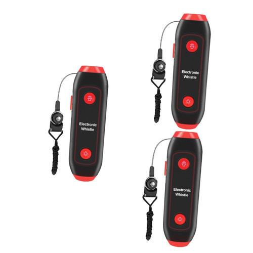 BESPORTBLE 3pcs 3 Electronic Whistle Soccer Toy Football Toys Sports Whistle Basketball Referee Whistle Electric Whistle Hand Squeeze Whistle Magnet Whistles for Coaches Handheld Whistle pet