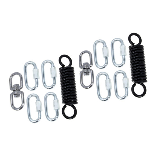 BESPORTBLE 2 Sets Swing Spring Set Hammock Hanging Supplies Hammock Hanging Kit Swing Ceiling Hooks Porch Springs Hammock Swing Hanger Children Hangers Steel to Rotate