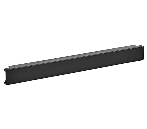 NavePoint 1U Non-Vented Blanking Panel, Horizonal Toolless Mounting, Plastic, Matte Black, 19 x 1.19 x 1.75 inch (L x W x H), 10-Pack