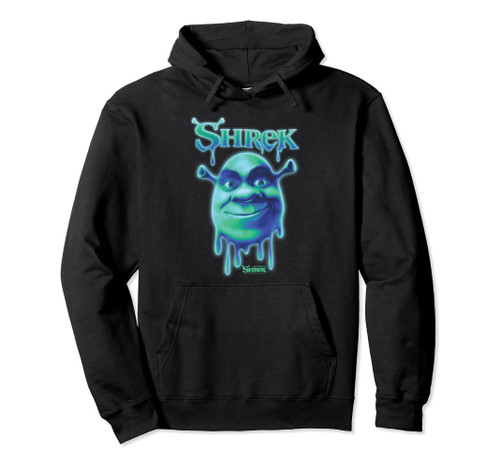 Shrek Slime Big Face Pullover Hoodie
