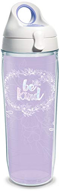 Tervis 1321622 Be Be Kind Purple Insulated Tumbler with Wrap and Lid, 24 oz Water Bottle - Tritan, Clear Tervis 1321622 Be Be Kind Purple Insulated Tumbler with Wrap and Lid, 24 oz Water Bottle - Tritan, Clear