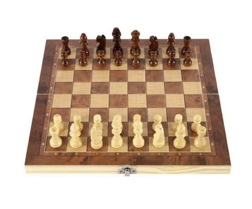 Chess Game Chess Board Chess Set Competition Training Travel Portable New Chess Folded Board International Chess Set Playing Gift Chess Set (Color : A, Size : 29 * 29cm)
