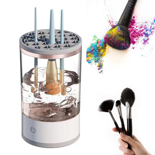 Brushly Pro Cosmetic Brush Cleaner, Illumi Brush Blender, Brushy Makeup Brush Cleaner, Electric Makeup Brush Cleaner Machine, Automatic Makeup Brush Cleaner, Brushly Pro Make Up Cleaner Brushly Pro Cosmetic Brush Cleaner, Illumi Brush Blender, Brushy Makeup Brush Cleaner, Electric Makeup Brush Cleaner Machine, Automatic Makeup Brush Cleaner, Brushly Pro Make Up Cleaner