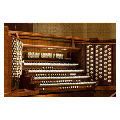 Pipe Organ 1000 Piece Wooden Jigsaw Puzzle DIY Children Educational Puzzles Adult Decompression Gift Creative Games Toys Puzzles Home Decor
