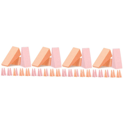Mipcase 384 Pcs Makeup Sponge Small Cosmetic Puff Puffs & Wedges Cosmetic Powder Esponjas Para Maquillaje Facial Makeup Puff Foam Wedges Sponges Makeup Blender Cosmetics Face Accessories