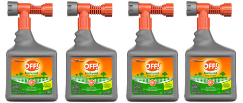 Off! Bug Control Yard Pretreat, 32 Ounce (Pack of 4)