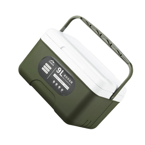 SCOOVY Portable Ice Coolers, Beach Camping Personal Use Insulated Ice Box, Camping Cool Box, High Capacity Ice Box, 8.1 QT Hard Cooler, Cooling Box for Car Trips Picnics Camping Fishing