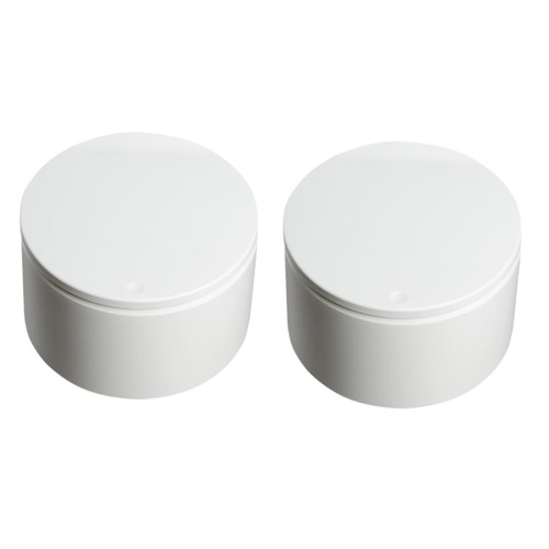 ABOOFAN 2pcs Garbage Can with Lid Desk Garbage Can Desktop Trash Bin for Car Trashcan with Lid Garbage Can for Car -up Trash Bin Tabletop Trash Can Home Trash Can Office Mini White Product