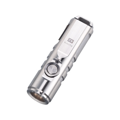 RovyVon A2 USB C Rechargeable Keychain Flashlight 650 Lumen Super Bright EDC Flashlight Water Resistant for Everyday Carry, Camping, Running, Hiking, Xmas Gift
