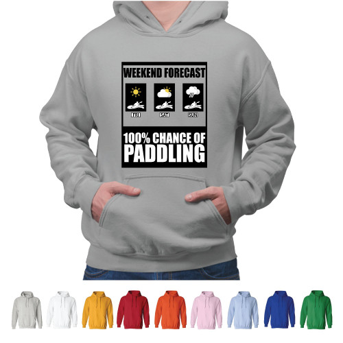 Funny Kayaking Gift for Kayaker and Kayak Lover Owner Weekend Forecast Gray and Muticolor Unisex Hoodie Funny Kayaking Gift for Kayaker and Kayak Lover Owner Weekend Forecast Gray and Muticolor Unisex Hoodie