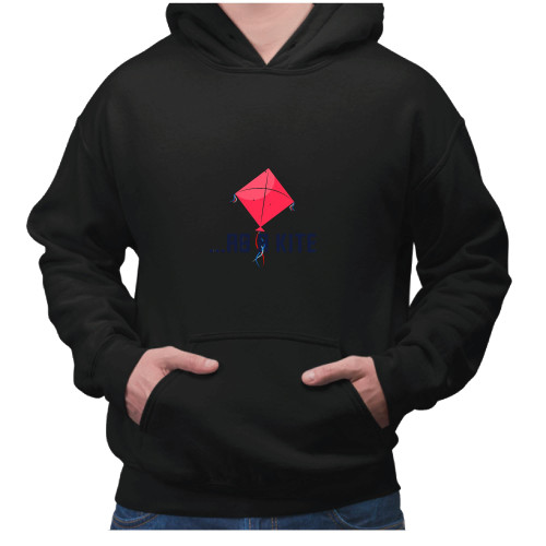 Kite Gifts for Loved Ones Ideal Gift Idea for Birthdays or Celebrations Black and Muticolor Unisex Hoodie Kite Gifts for Loved Ones Ideal Gift Idea for Birthdays or Celebrations Black and Muticolor Unisex Hoodie