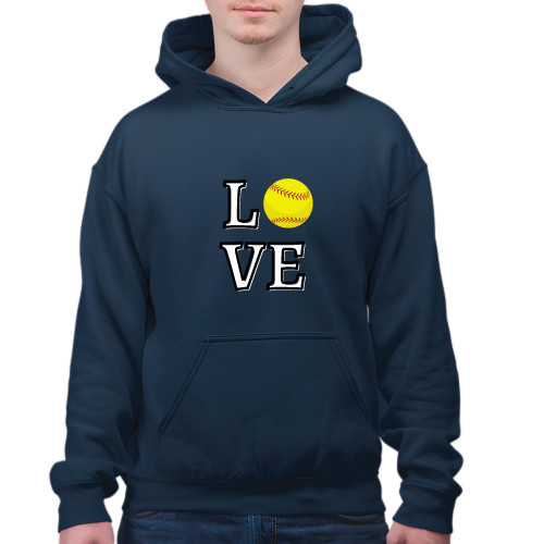 Love Volleyball Player Graphic Navy and Muticolor Unisex Hoodie Love Volleyball Player Graphic Navy and Muticolor Unisex Hoodie